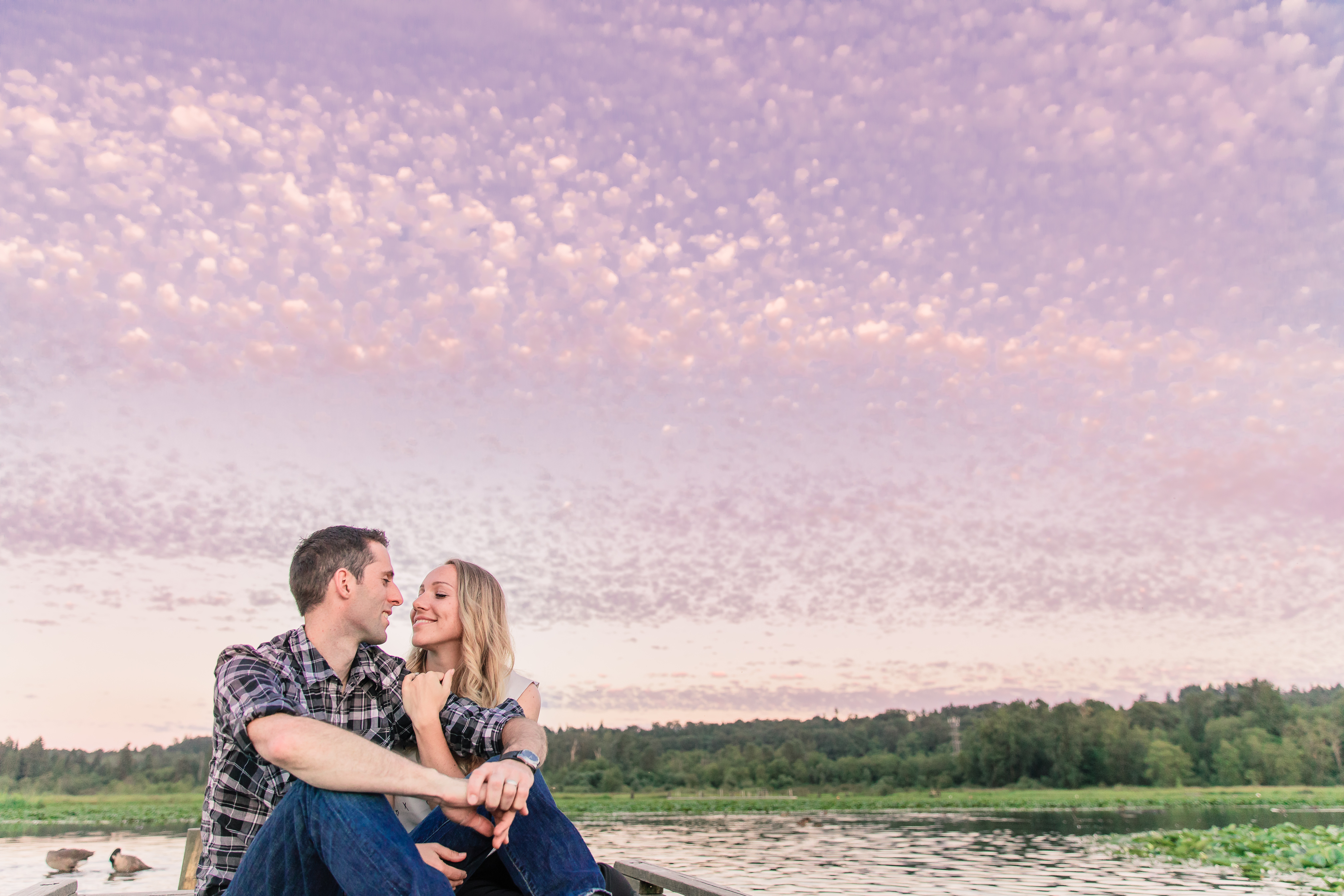 kelowna photographer burnaby lake engagement