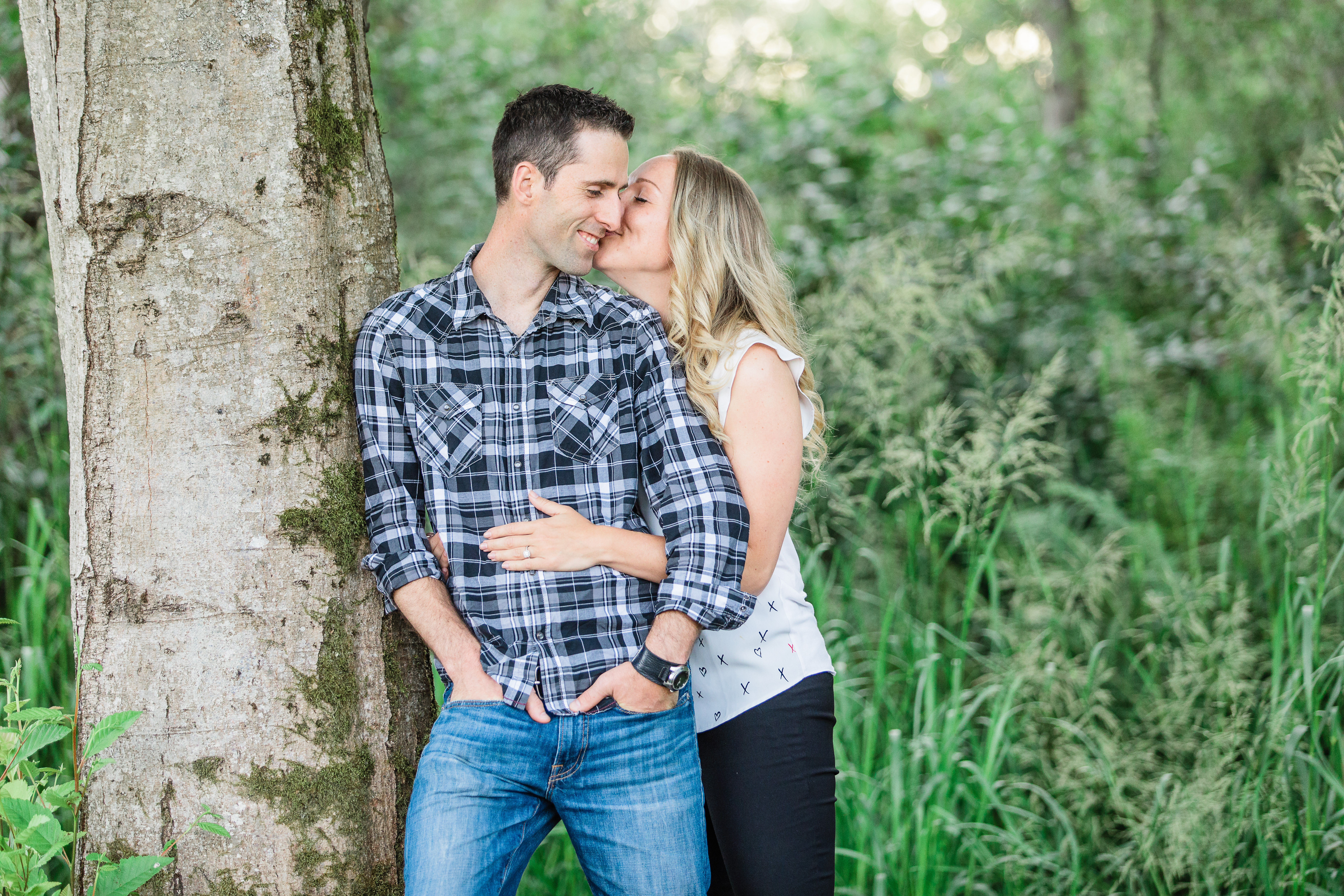 kelowna photographer burnaby lake engagement
